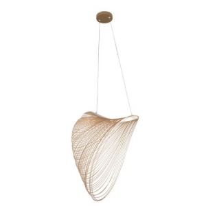 Brightstar PEN836 NATURAL 7W LED Metal Acrylic and Wood Pendant