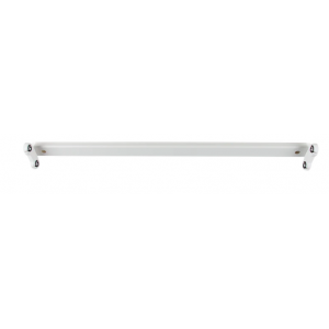 Brightstar FTL059 WH T8 Led Pvc Open Channel Fitting Wired For Led Tubes