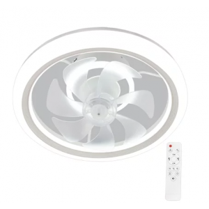 Bright Star Lighting FCF021 White 38W Ceiling Fan with LED Light