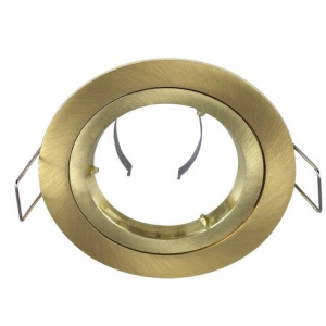 Brightstar DL244 GOLD SATIN 12V / 220V - 240V / 50W Straight Bayonet Lock