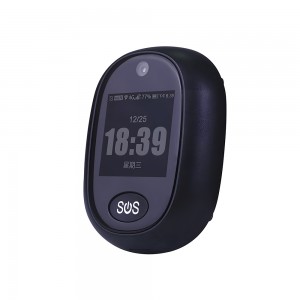 Fall Alarm with GPS Tracking (4G) - Peace of Mind for Seniors (Black)