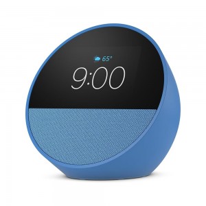 Amazon Echo Spot (2024) - Smart Alarm Clock with Vibrant Sound