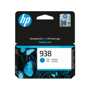 HP 938 Cyan Original Ink Cartridge
