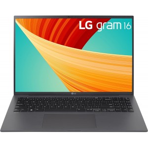 LG gram 16” Lightweight Laptop- Intel 13th Gen Core i7 Evo Platform- Windows 11 Home- 16GB RAM- 512TB SSD- Gray