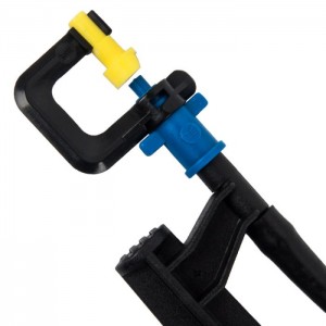 Micro Rainjet Completely Mist 180deg Blue/Yellow - 1.3mm