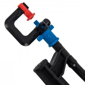 Micro Rainjet Completely Mist 360deg - Blue/Red - 1.3mm