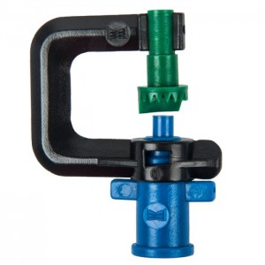 Micro Rainjet Head 8 Stream 180deg Green 1.3mm