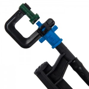 Micro Rainjet Completely 8 Stream 180deg Blue/Green 1.3mm