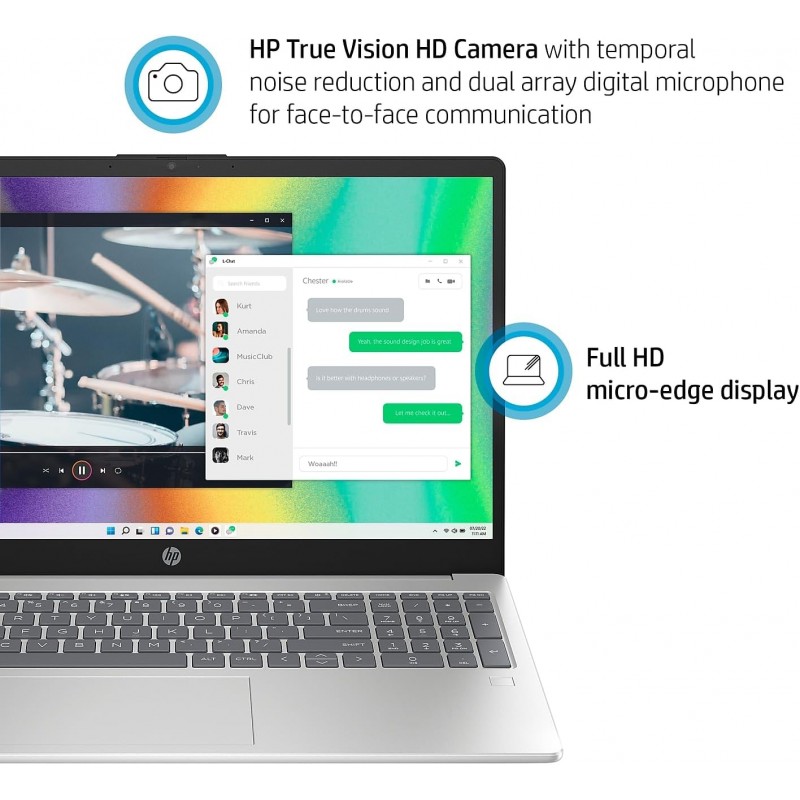 HP 15.6 Diagonal Full HD (1920 x 1080) Laptop- 11th Gen Intel Core HP 15.6 Diagonal Full HD (1920 x 1080) Laptop- 11th Gen Intel Core