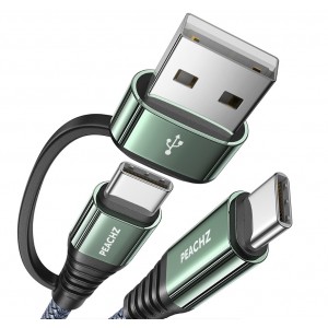 Peachz Type C 2 in 1 USB Fast Charging Cable 3.1A 