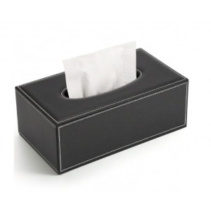 PU Leather Tissue Box Holder
