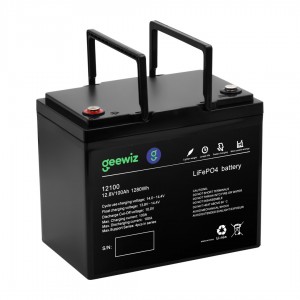 GeeWiz 12V 100Ah Lithium Ion LiFePO4 1.2KWh 4000 Cycle Battery (FIRST LIFE CELLS) - 2 Year Unlimited Cycles Warranty - 4000 Cycles