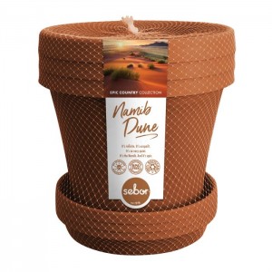Sebor Super Pot &amp; Saucer Set 25cm X3 Namib Dune