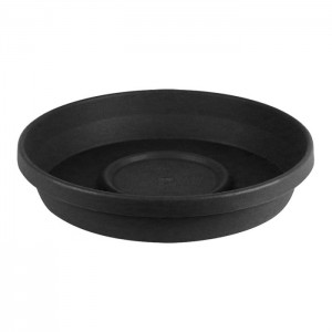 Sebor Super Pot Saucer - 40cm - Charcoal