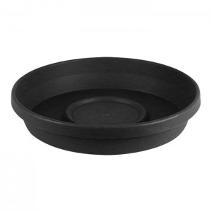 Sebor Super Pot Saucer - 25cm - Charcoal