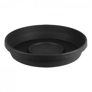 Sebor Super Pot Saucer - 10cm - Charcoal