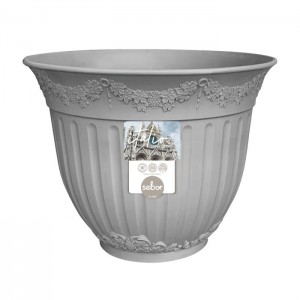 Sebor Italio Sienna Pot - 25cm - Grigio