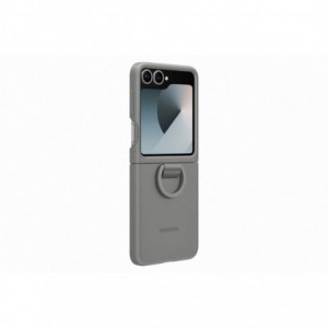 Samsung Silicone Cover With Ring - Samsung Galaxy Z Flip6 - Gray