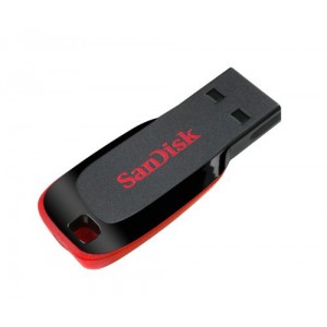 SanDisk SDCZ50-128G-B35 128 GB Cruzer Blade USB 2.0 Flash Drive - Black