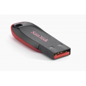 SanDisk SDCZ50-128G-B35 128 GB Cruzer Blade USB 2.0 Flash Drive - Black
