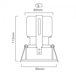 ***DISC***Floodlight LED 90w 6500K