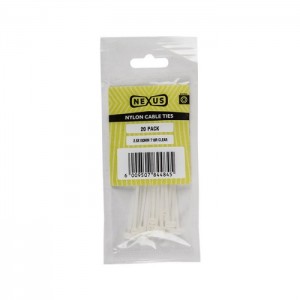 Nexus Cable Ties T501 4.8mmx300mm – Black - 100 Pack