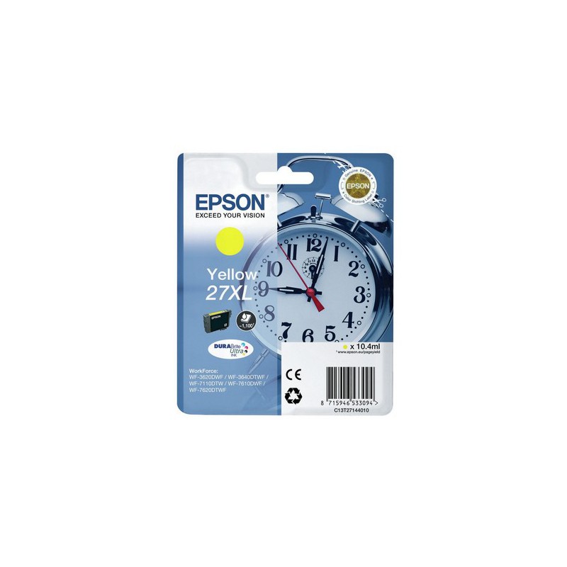 Epson 27XL High Capacity Yellow T2714 Ink Cartridge (T271440)