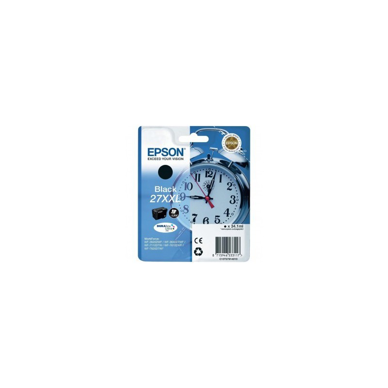 Epson 27XXL Extra High Capacity Black T2791 Ink Cartridge (T279140)