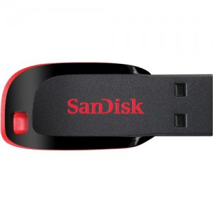 SanDisk SDCZ50-008G-B35 8GB Cruzer Blade USB Flash Drive-Black