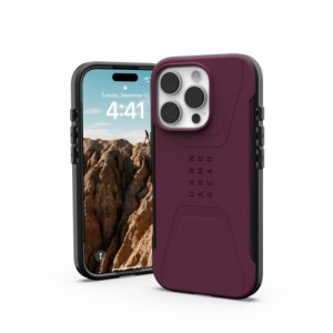 UAG Civilian Magsafe Case - Apple iPhone 16 Pro - Bordeaux