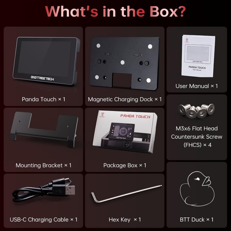 BTT Panda Touch V1.0 Display – for Bambu Lab X1/P1/A1 - GeeWiz