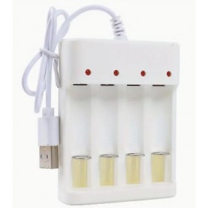 NIMH/NICD Battery Charger - USB / 4 x AA / AAA