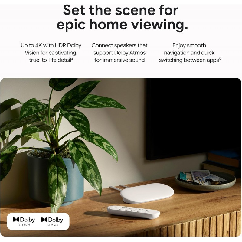Google TV Streamer 4K - Porcelain - GeeWiz