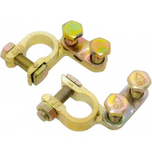 Battery Marine Clamps (Positive + Negative Terminals)