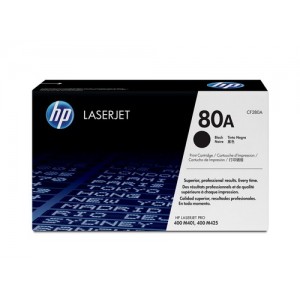 HP 80A Black LaserJet Toner Cartridge for HP LaserJet Pro 400 MFP M425 and 400 Printer M401 Series Average Cartridge