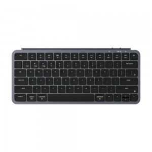 Keychron B1 Pro Ultra-Slim 75% Wireless Keyboard - Space Grey
