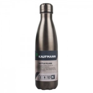 Kaufmann Stainless Steel Flask Bottle - Grey - 750ml