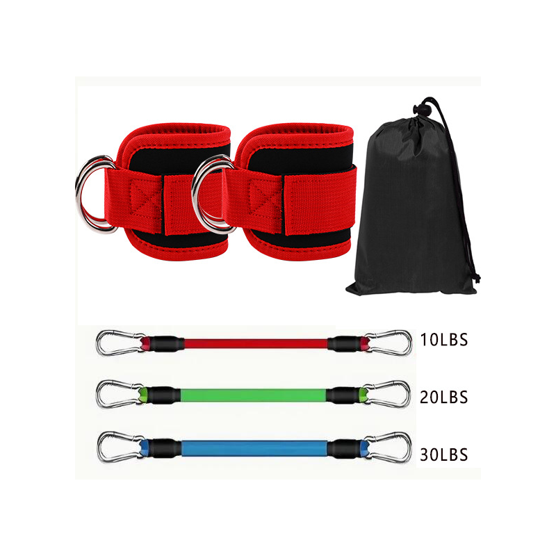 Set of 2 Comfortable Ankle Straps for Cable Machines Versatile