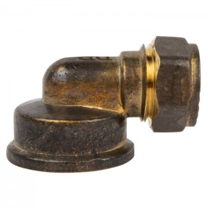 Compression Brass Elbow 90D CXFI 15mmx3/4 SABS