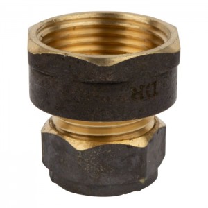 Compression Brass Coupler CXFI 15mmx3/4 SABS