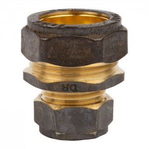Compression Brass Coupler CXC 22mx15mm SABS