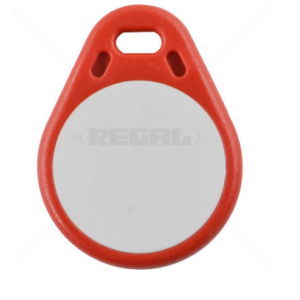 Dortech Proximity Tag - SS Keyring - Red / White
