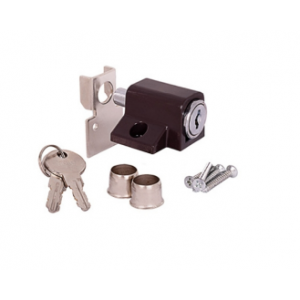 Yale Patio Door Lock Keyed - Brown