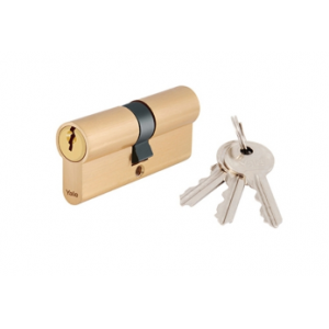 Yale 60mm Double Euro Profile Cylinder - Satin Brass