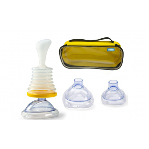 Portable Choking Rescue Device - First Aid Suction Tool with 2 Sizes for Kids and Adults
