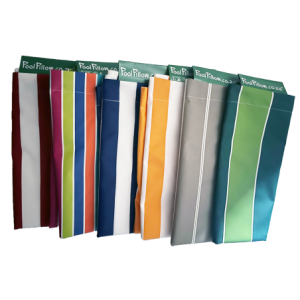 PoolPillow Red White Stripe Replacement Cover