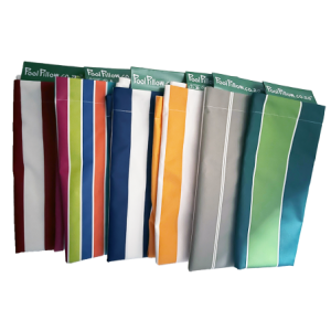 PoolPillow Thick Royal White Stripe Replacement Cover