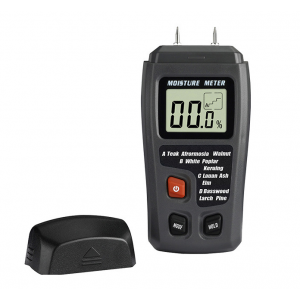 Moisture Detector Pin-Type Firewood Leak Tester LCD Display