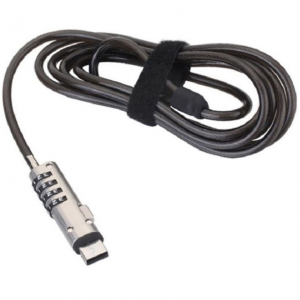 Tuff-Luv USB Slot - Combination Laptop Lock (1.9 Meter Cable) 5mm
