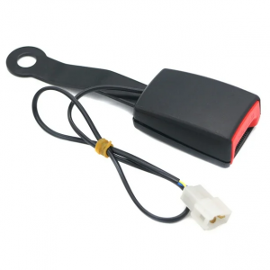 Universal Replacement Car Seat Belt Buckle Socket with Warning Cable - Front Seat Safety Connector